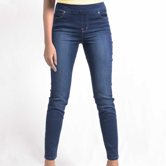 OLGYN Denim - OLGYN Women's Stretch Jegging Dark Blue Denim Pant